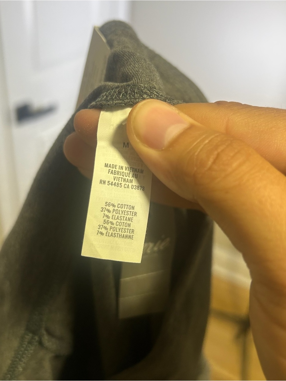 Aerie Women’s Feel Comfy Everyday Stretch Cotton Grey Regular Rise Leggings Sz M - Picture 9 of 9